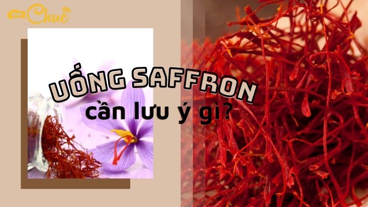 uống saffron