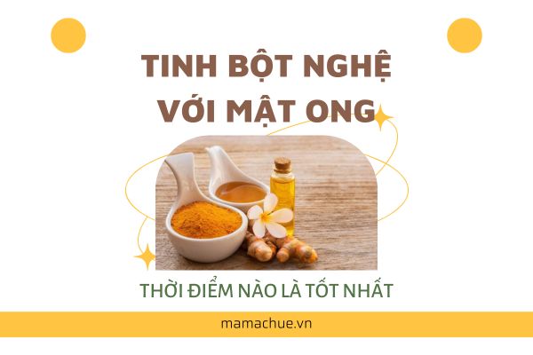 uong tinh bot nghe voi mat ong