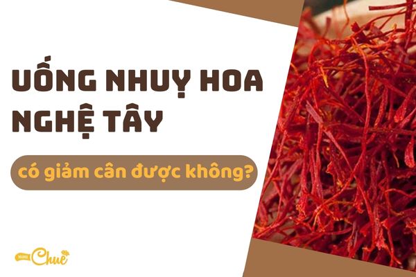 uong nhuy hoa nghe tay co giam can duoc khong