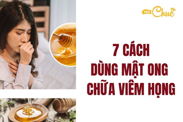 dung mat ong chua viem hong